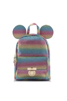 Mały plecak tęczowy Disney Mickey Mouse