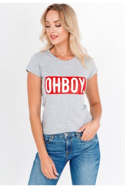 Koszulka nadruk 'Oh Boy'