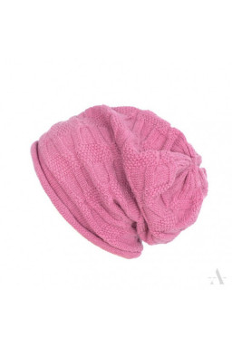 Wełniana czapka unisex różowy