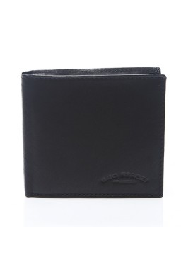 Skórzany męski portfel duży czarny C65