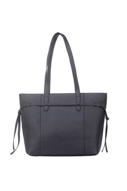 Czarna torebka shopper bag z frędzlami CRUZ