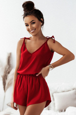 Komplet - piżama piżamka Gle Czerwona