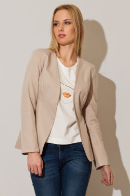 Żakiet Model 141 Beige - Figl