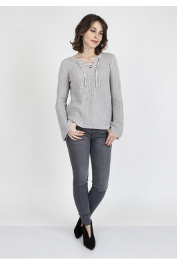 Sweter Kylie SWE 117 Szary