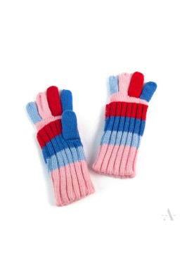 Czterokolorowe uniwersalne rękawiczki 2 w 1 długie i krótkie - niebieski || czerwony || różowy